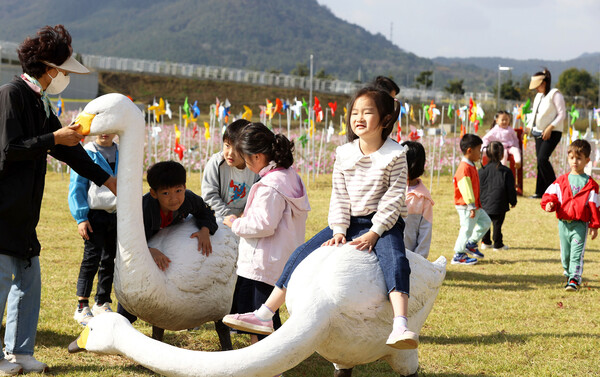 지난해 강진만 춤추는 갈대축제장 모습 (사진=강진군)