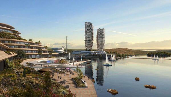 여수경도해양관광단지 입지 예정인 5성급 호텔 조감도 (사진=여수시)