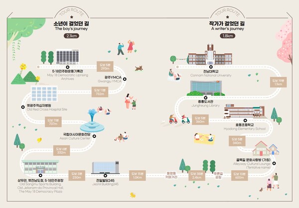 소년의 길 코스 (사진=광주광역시)