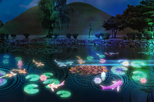 경주 대릉원 미디어아트 (사진=경주시)