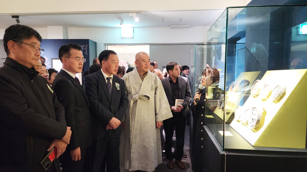 강진군 고려청자박물관이 지난 5일 특별전 ‘보배로운 달빛, 월남사月南寺’ 개막식을 가졌다. (사진=강진군)