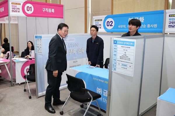 지난 7일 개최된 2025년 무안군 구인·구직 만남의 날 (사진=무안군)
