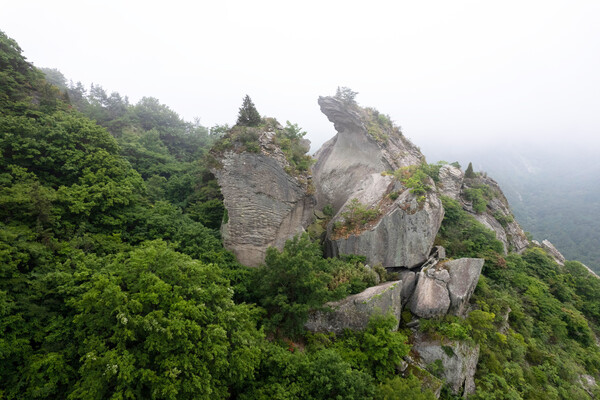 보성군, 오봉산 용추동과 칼바위 일원 명승 지정. 사진은 오봉산 칼바위 (사진=보성군)